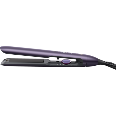 Philips Metallic Deep Purple Hair Straightener BHS752 - Effortless Styling & Stunning Shine!